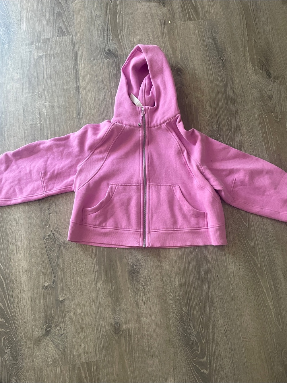 lululemon athletica Pink Hooded Zip Jacket
